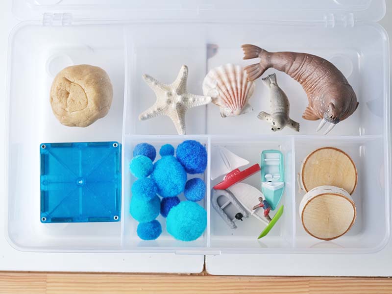 10+ Open-ended Play Dough Tinker Box Ideas