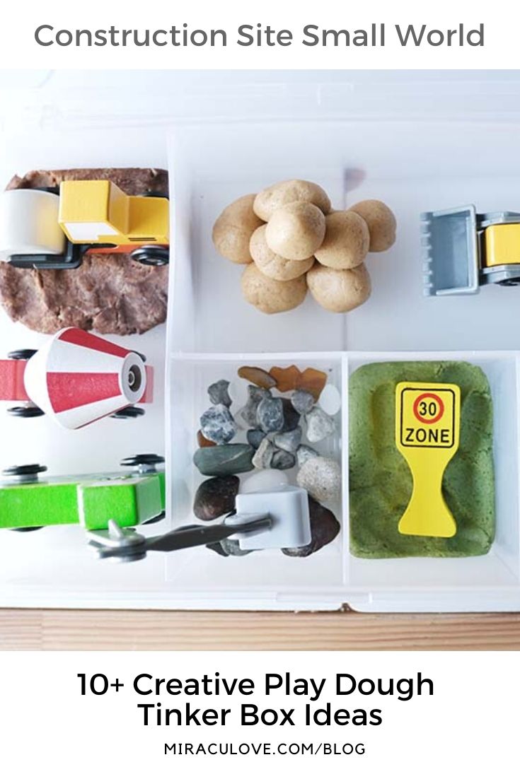 10+ Open-ended Play Dough Tinker Box Ideas