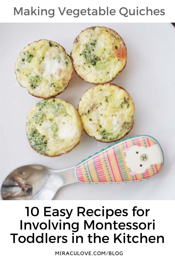 10 Easy Recipes for Montessori Toddlers in the Kitchen