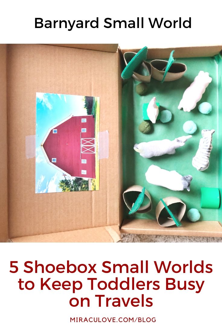 5 Shoebox Small Worlds to Keep Toddlers Busy on Travels