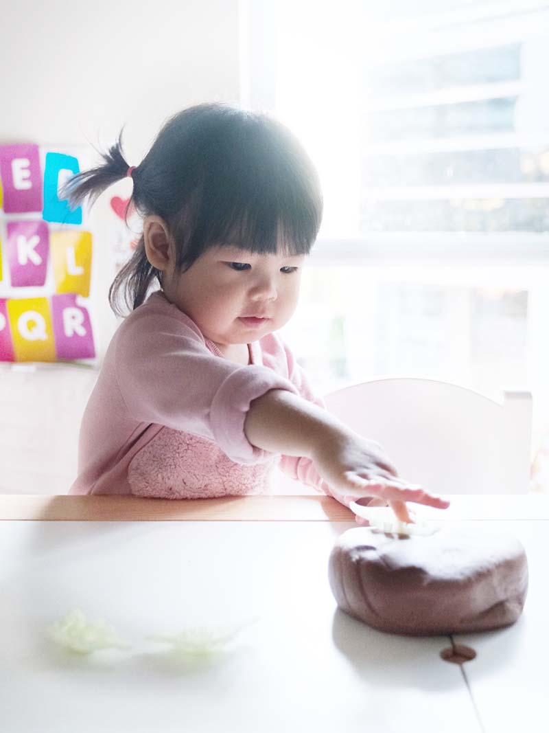 DIY Dinosaur Fossil Dough Play for Toddlers