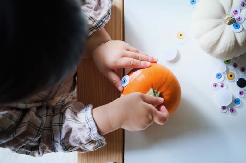 Googly Eyed Pumpkin Monster Halloween Activity