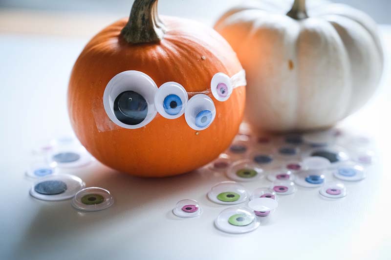 Googly Eyed Pumpkin Monster Halloween Activity