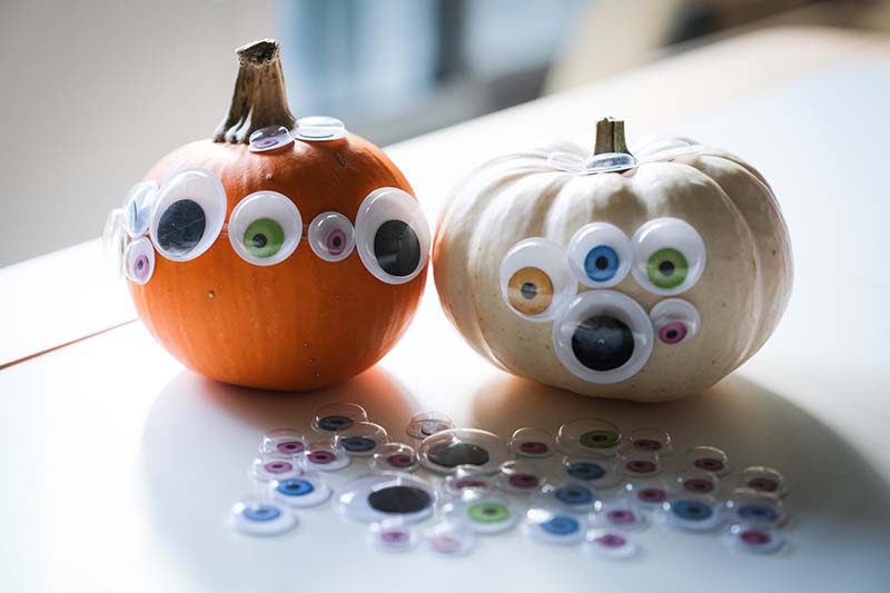 Googly Eyed Pumpkin Monster Halloween Activity