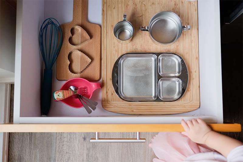 Our Montessori Home Kitchen Tools