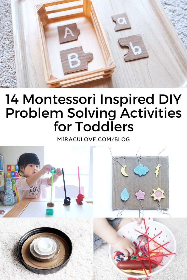 14 Montessori Inspired DIY Problem Solving Activities for Toddlers